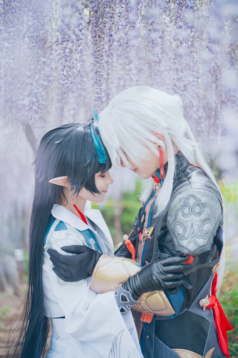 Rindo0Cp's tweet photo. ※cosplay/応楓🌟🌙

🌟：@emm_neru 
📷：@toutarou555 
#xingyue #応楓 https://t.co/zasGmu8T0z