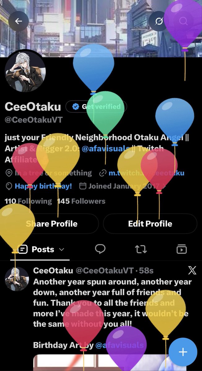 CeeOtakuVT's tweet photo. Balloon Day! 🎈 https://t.co/zxdVYN69tf