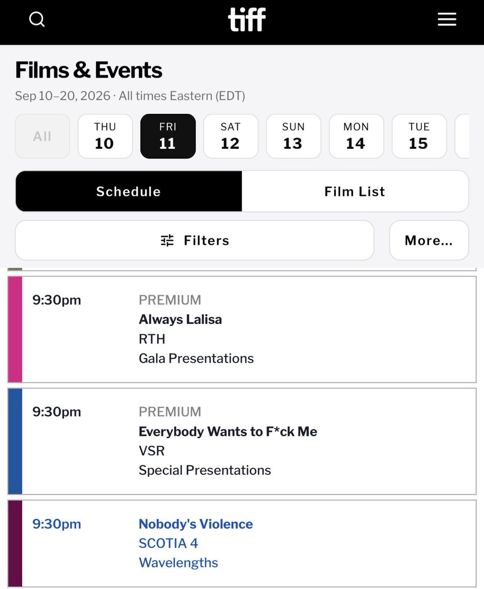blinksunitedtwt's tweet photo. #LISA’s documentary “Always Lalisa” will premiere on September 11, 2026 at the 51st annual Toronto International Film Festival (TIFF).

@wearelloud https://t.co/2PR3AqY8qm
