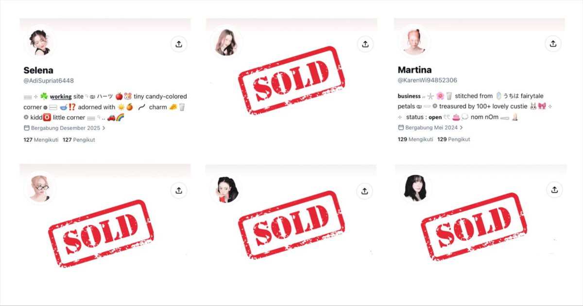 achiraua's tweet photo. ୨୧ WTS ACC BA F100+ ୨୧

💰 19k / each

ಇ. verif email only 
ಇ. dom hotmail
ಇ. mtht harus dimainin dulu
ಇ. bisa langsung ganti usn

#zonauang https://t.co/rY7pMePcaj