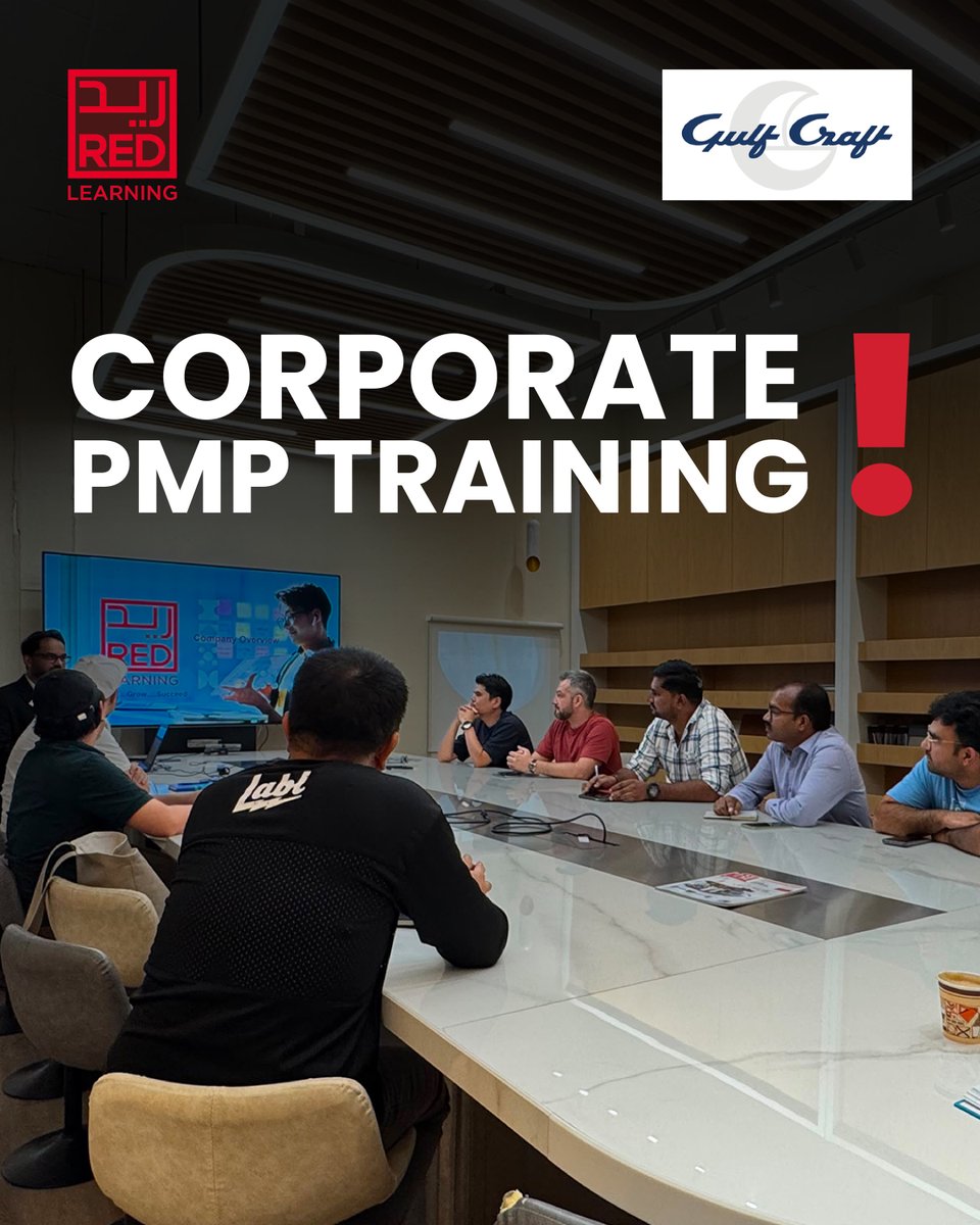 red_learning's tweet photo. Proud to deliver Corporate PMP Training with Gulf Craft, helping professionals build practical project management skills and prepare for PMP certification. 

📩 Contact us today.
🇮🇳: +91 92495 34208
🇦🇪: +971 50 581 3293 https://t.co/0lX303g4lb