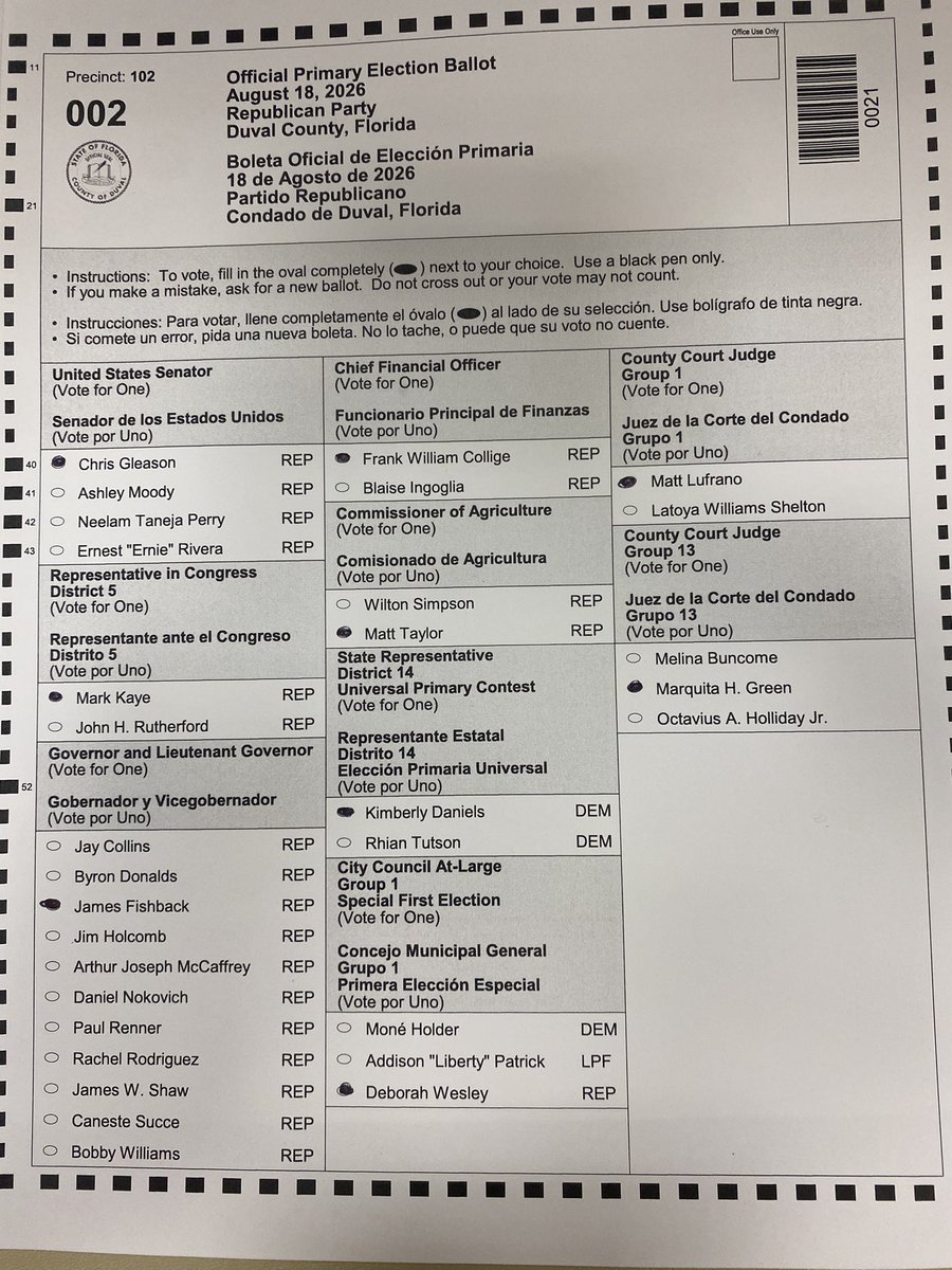 debra727leo's tweet photo. I voted !! Fishback is going to beat the establishment! One vote at a time!  
🇺🇸🙏❤️ https://t.co/nYefAv2elL