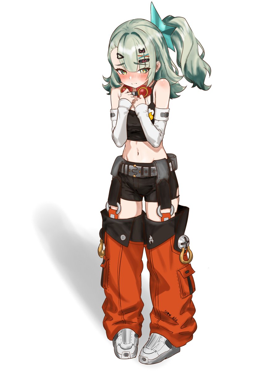 SmDKl4p's tweet photo. 换衣企划② 😃✨
这次是——
千夏穿上派派的衣服！💚🧡
本来以为只是“换套衣服而已”，画到一半才发现：
派派！！！你的衣服为什么这么难画啊！！😭😭
腰带、扣子、金属环、口袋、绑带、裤腿……
每画完一个细节，旁边还能再冒出来三个 😃💢
这套衣服简直是细节地狱 👿👿
不过看到千夏穿上之后害羞成这样……
好吧，值了 (´꒳`)💕
下一张就是最后一位——
可琳 → 千夏的衣服 🖤💚
三人换衣企划马上就要完成啦 😃✨
#绝区零 #絕區零 #ZenlessZoneZero #ZZZ #zzzero #ゼンゼロ #젠레스 #千夏 #Sunna #sunna #ちなつ #妄想エンジェル #AngelsofDelusion #AOD #派派 #Piper #PiperWheel #piperwheel #パイパー #パイパーウィール #イラスト #ファンアート #FanArt #fanart #AnimeArt #animeart #DigitalArt #digitalart #二次元 #插画 #插畫 #同人 #同人绘 #同人イラスト #ゲームイラスト #ゲームファンアート