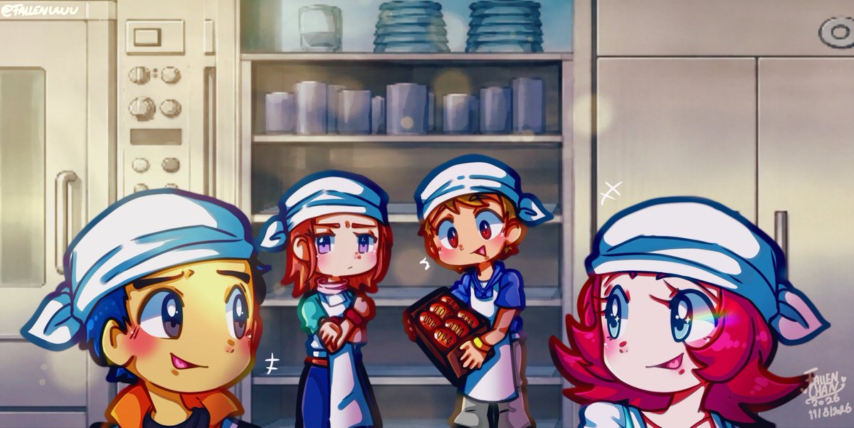 FallenUwu's tweet photo. Baking bread in the morning
(Digimon Tamers Fanarts) 

Es un dibujo rapido y simple que de verdad me gusto mucho de takato mostrando los panes que hicieron 

Esto fue despues del final de tamers

#デジモン #digimon #digimontamers #digimonart #digimonfanart #takatomatsuda https://t.co/MqngDFaiuD