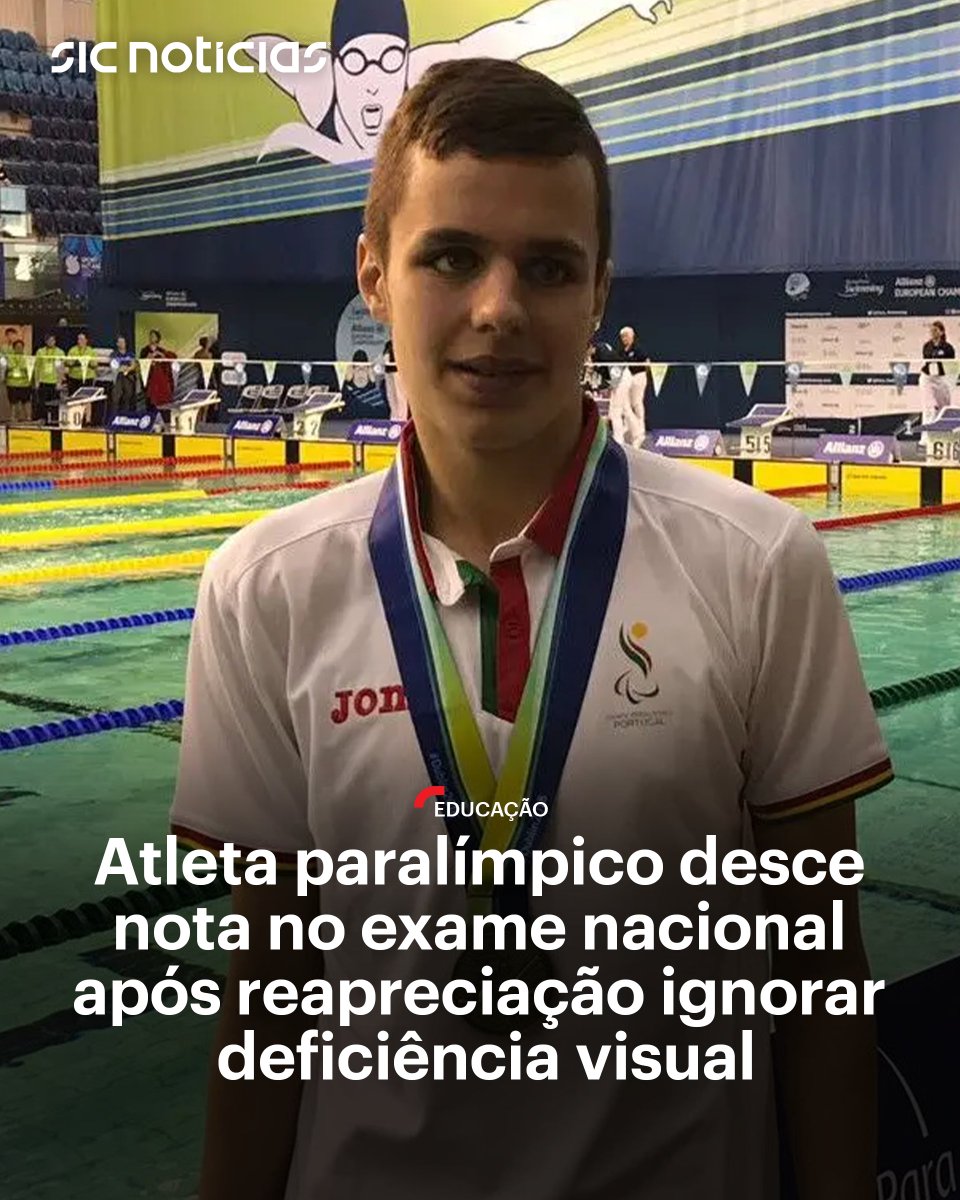 SICNoticias's tweet photo. Marco Meneses teve menos pontuação depois de pedir a reapreciação do exame nacional de Português. A questão é que o professor que fez a correção não terá tido em conta que o aluno é invisual e que por isso não podia comentar uma imagem apresentada no exame.

Saiba mais em: https://t.co/9jHJbfS0QX

#examesnacionais #educacao #portugues #inclusao #news #sicnoticias