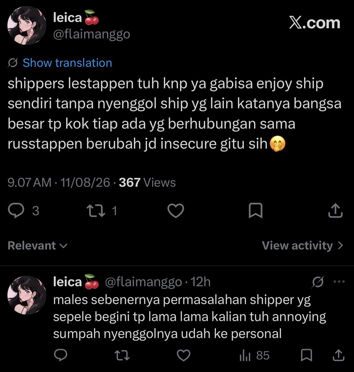 flaimanggo's tweet photo. @ayneaprodhite nih biar lu pinter gue jelasin baik2 gue kan bilang masalah SALPAK (nih gue bold SALPAK) itu gw maklumin krn semua shipper bgt tp masalah NYENGGOL PERSONAL DRIVER dr tweet awal gue foto kedua gue udah bilang NYENGGOL PERSONAL yg gue permasalahin. ah kolot bener dah lu pahamnya. https://t.co/4tFjoH023d