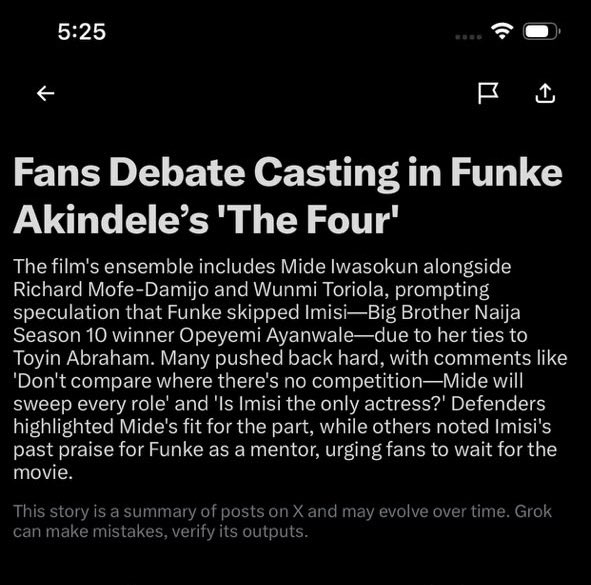 Horelove11's tweet photo. Una mama no go trend ke😂

Imisi grace choke😂

As Una no get sense to trend your favs without her name😭😂

Funke didn’t cast Imisi o but she dey trend 👌🏾😂
Omologo🧡

#Bbnaija https://t.co/Rc1y6fVYMX