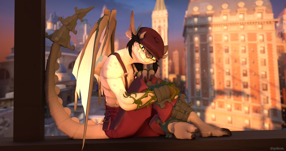 guiltron_'s tweet photo. The prettiest gargoyle in New York City #Deadlock https://t.co/SzGQJbxRxK