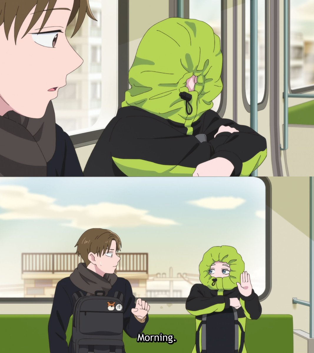 AniTrendz's tweet photo. Morning 😁🤚

Anime: You and I Are Polar Opposites Season 2 https://t.co/qtYXNa2zMV