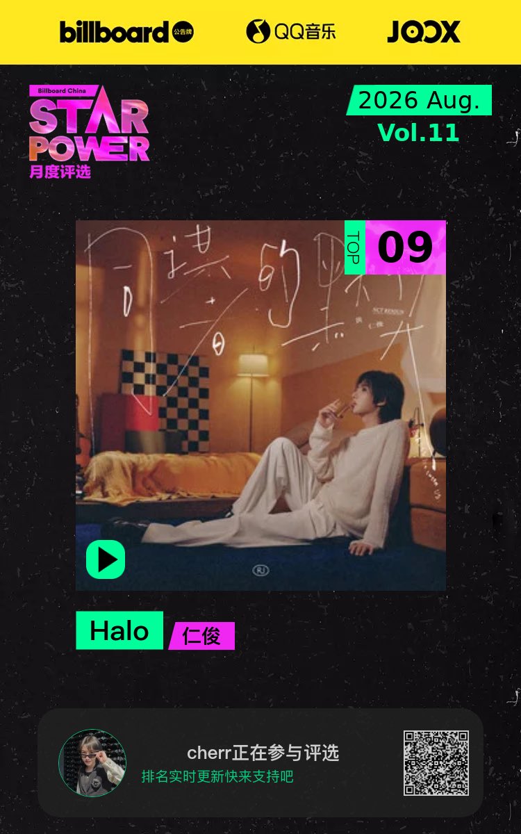cherrysapzuza's tweet photo. ตอนนี้น้องอินจุนมีโหวต Billboard China Star Power อยู่นะคะ (QQ music , Joox) ปิดโหวตวันที่ 15/08 11 โมง🇹🇭 ตอนนี้น้องอยู่อันดับ 9 พยุงให้น้องอยู่ Top10 จนจบโหวตกันค่ะ คะแนนใกล้กันมากๆ อันดับอันตราย มาเพิ่มคะแนนให้น้องกันนะคะ 🔥🔥🔥

#โหวตนี้เพื่อเหรินจวิ้น #VoteForRenjun https://t.co/vHh5OJBxNU