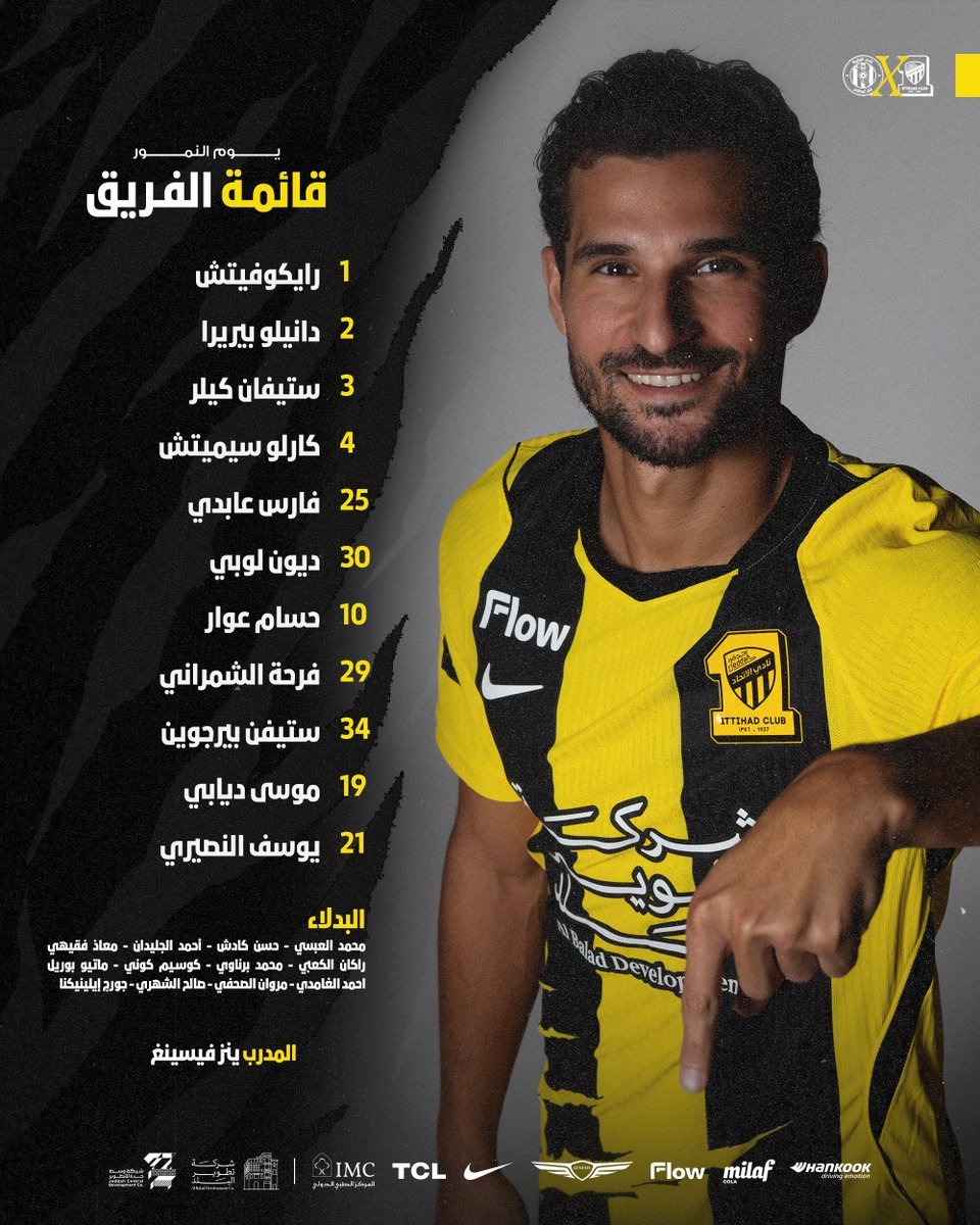 Mohammed40r's tweet photo. 📝 تشكيلة نادي #الاتحاد_الجزيرة #الإماراتي

توقعي فوز الاتحاد بصعوبه 👀

#دوري_أبطال_آسيا_للنخبة https://t.co/TL6TIrNmB1