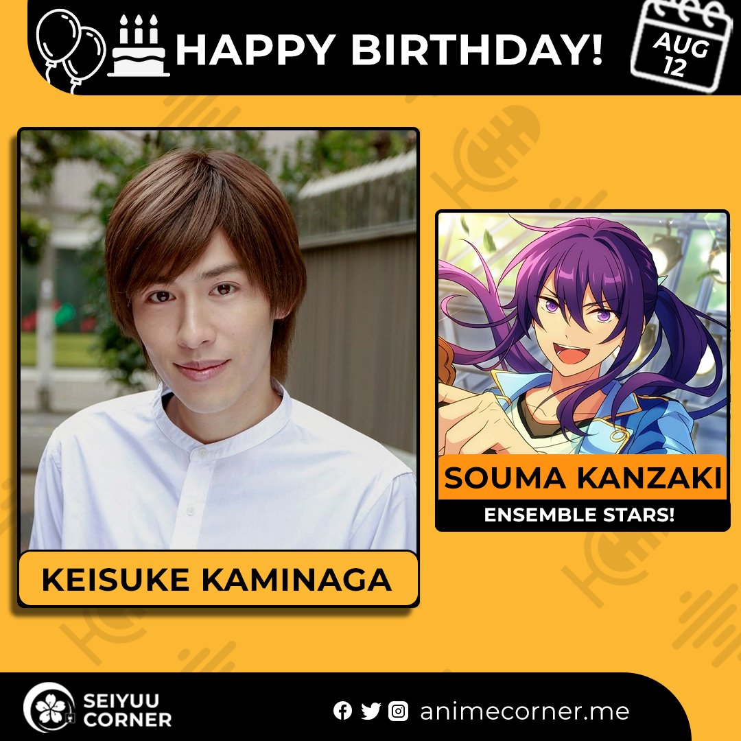 seiyuucorner's tweet photo. Happy birthday Keisuke Kaminaga! 🎉

Let's wish him all the best @kaminagakeisuke 

#KeisukeKaminaga #神永圭佑 #神永圭佑生誕祭2026 https://t.co/OMiZFtnHk3