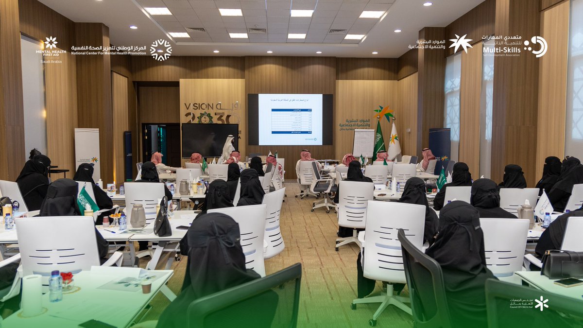 Multiskilled_SA's tweet photo. #ختام ✨

اليوم الثاني من برنامج “المساعدة النفسية الأولية”

نسأل الله أن يبارك للمشاركين فيما تعلموا ، وأن يجعله علمًا نافعًا يكونون به سندًا وعونًا لمن حولهم، وأن يبارك في كل من ساهم بإنجاح هذا البرنامج🤍

#متعددي_المهارات #حائل https://t.co/iWTabUdcWh