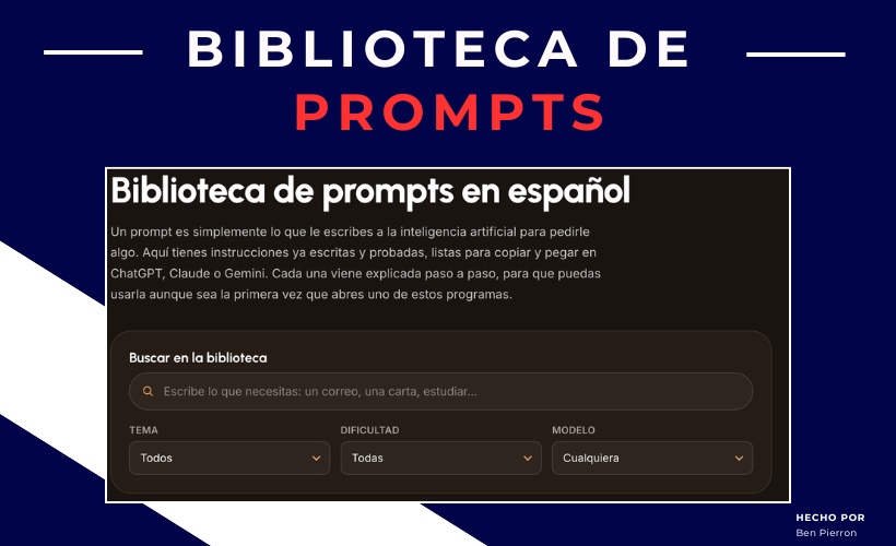 Ben_escrito's tweet photo. Te regalo mi biblioteca de prompts completamente GRATIS.

Solo escribe lo que quieres crear + el tema + el modelo de IA que vas a utilizar.

Resultado: un prompt detallado, listo para copiar y pegar.

GRATIS solo hoy.

1. RT
2. Comenta "Prompt"
(Debes seguirme para poder enviártela por DM)