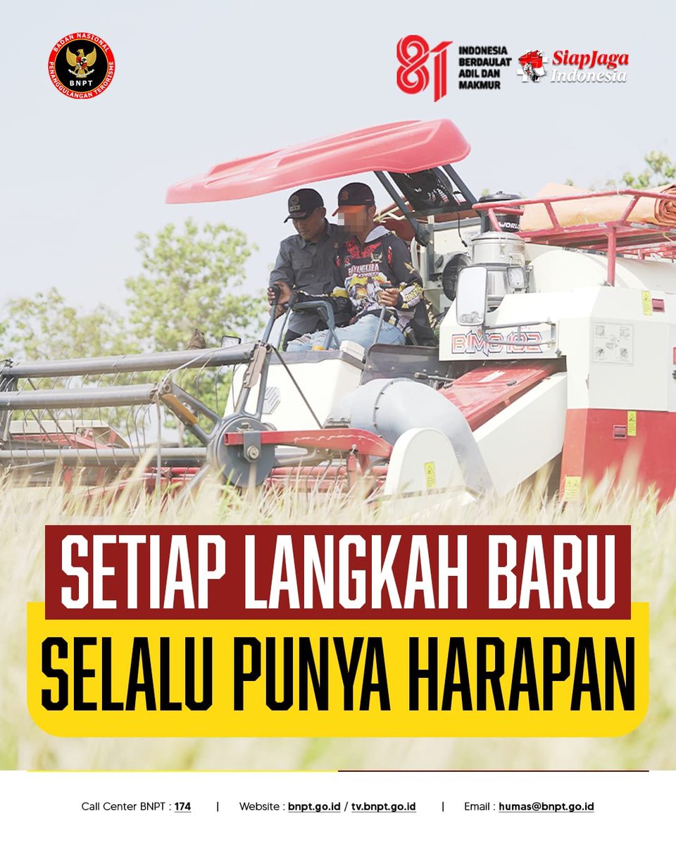 BNPTRI's tweet photo. #Sobat, setiap orang berhak mendapat kesempatan untuk berubah & melangkah kembali.
Melalui pendampingan deradikalisasi, mari beri ruang bagi mereka untuk kembali berkarya, membangun kehidupan & berintegrasi kembali dengan masyarakat.
Karena perubahan baik selalu punya harapan✨ https://t.co/eEAmJRcivg
