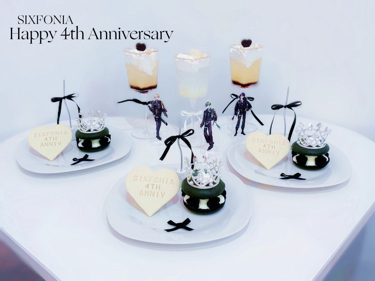 qluxxf's tweet photo. ⠀
.     ⸜̑⸝͂     ⸌̑⸍͂                  ⊹　　        　⸌̑⸍͂    ⸜̑⸝͂
⊹               ⁺                        ⁺         ⁺
⁺  ⠀SIXFONIA Happy 4th Anniversary♡  ⊹
　⸌̑⸍͂     ⸜̑⸝͂        ˖           ⊹           ⸜̑⸝͂      ⸌̑⸍͂      ⁺

❤︎.* #シクフォニ4周年 https://t.co/2CWikd5dCQ