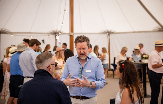 JMFinnWealth's tweet photo. As our firm turns 80 this year, building client relationships face-to-face remains at the heart of what JM Finn do. Our team enjoyed an excellent weekend meeting new and existing clients in the sunshine – and even got to know some of their four-legged friends. https://t.co/AdFSFj9tcq