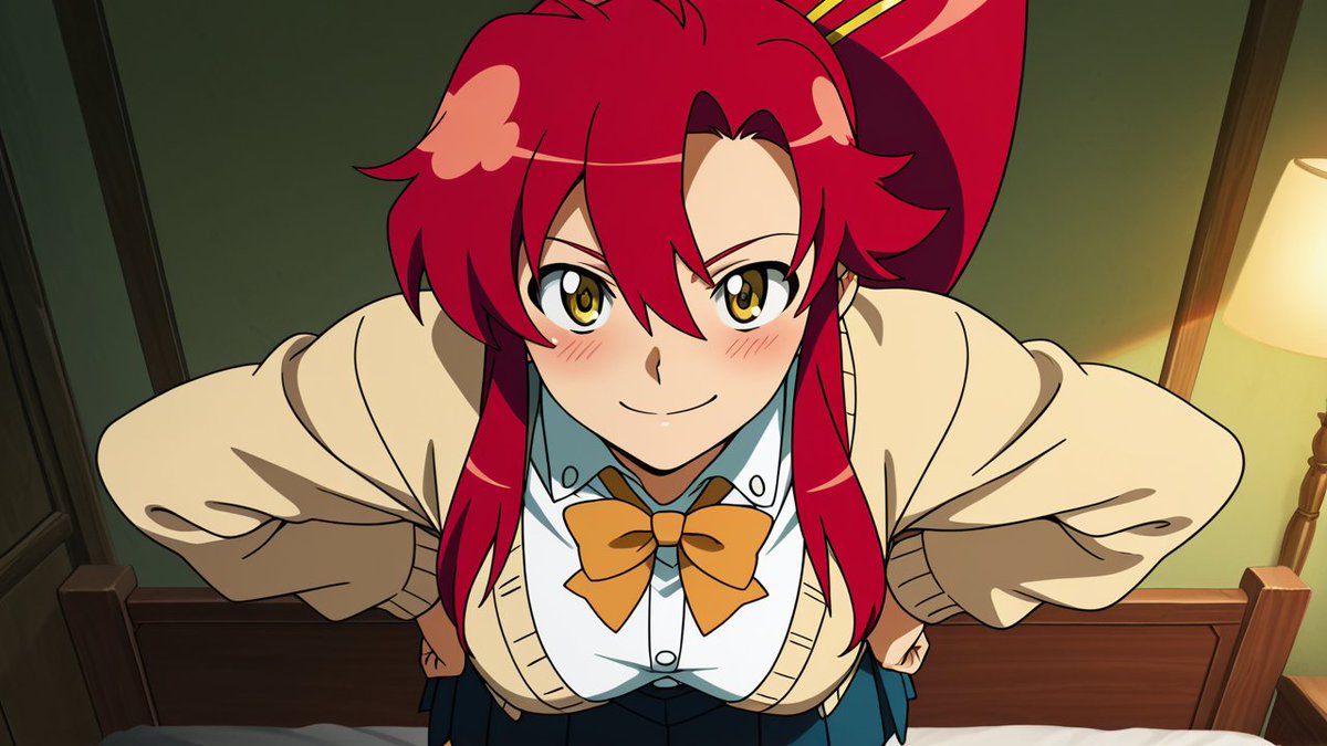 The2DSanctuary's tweet photo. Yoko Littner - Casual &amp; selfie 
#YokoLittner #GurrenLagan https://t.co/Qx7yPF3Fdu