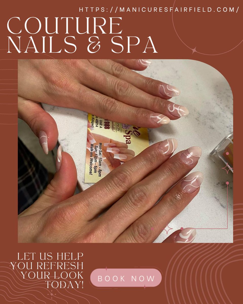 CoutureNailSpa's tweet photo. Beautiful dip powder nails add vibrant color and lasting wear to your everyday style. Our salon creates polished finishes you'll enjoy for weeks. Discover your next look today!
#DipPowderNails #BeautifulNails
https://t.co/GrqwE4M9PO https://t.co/LB4dd0akJi