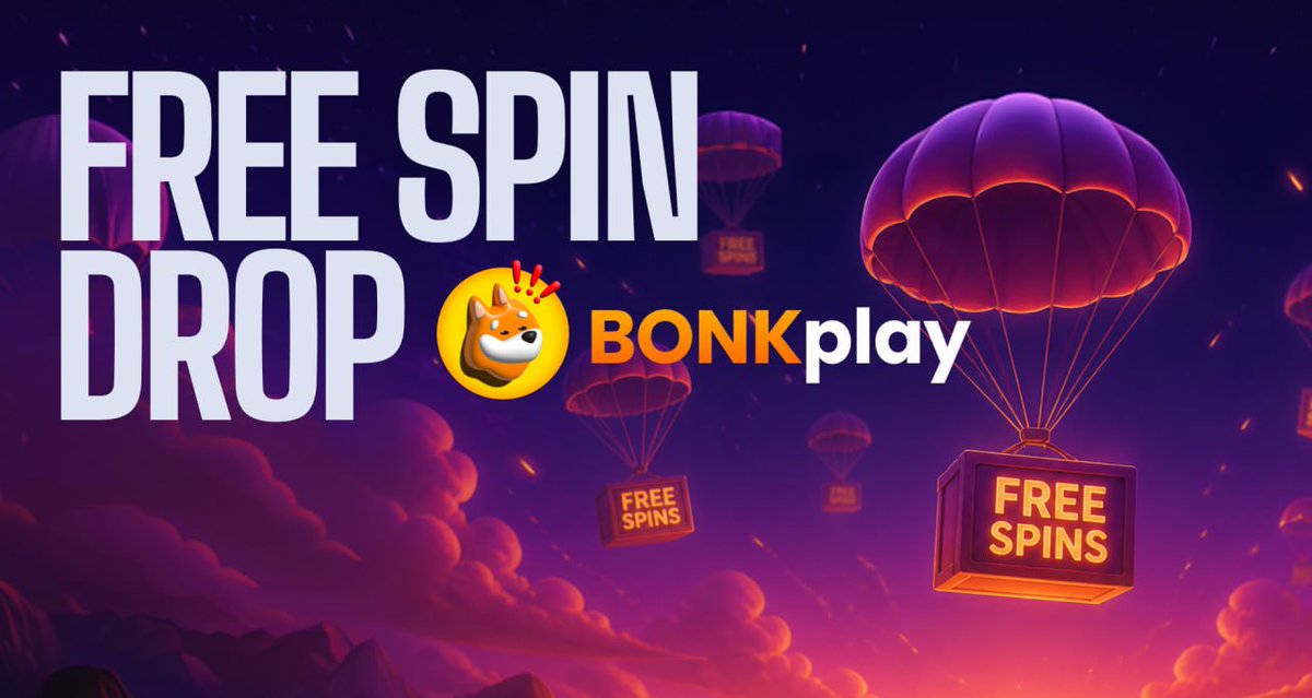 BetMode_io's tweet photo. BONKplay telegram is officially live and we're kicking it off with a free spin drop 👀

https://t.co/a83HL3jwrA

Expect more promos, giveaways and a few things we haven't announced yet in there❗️