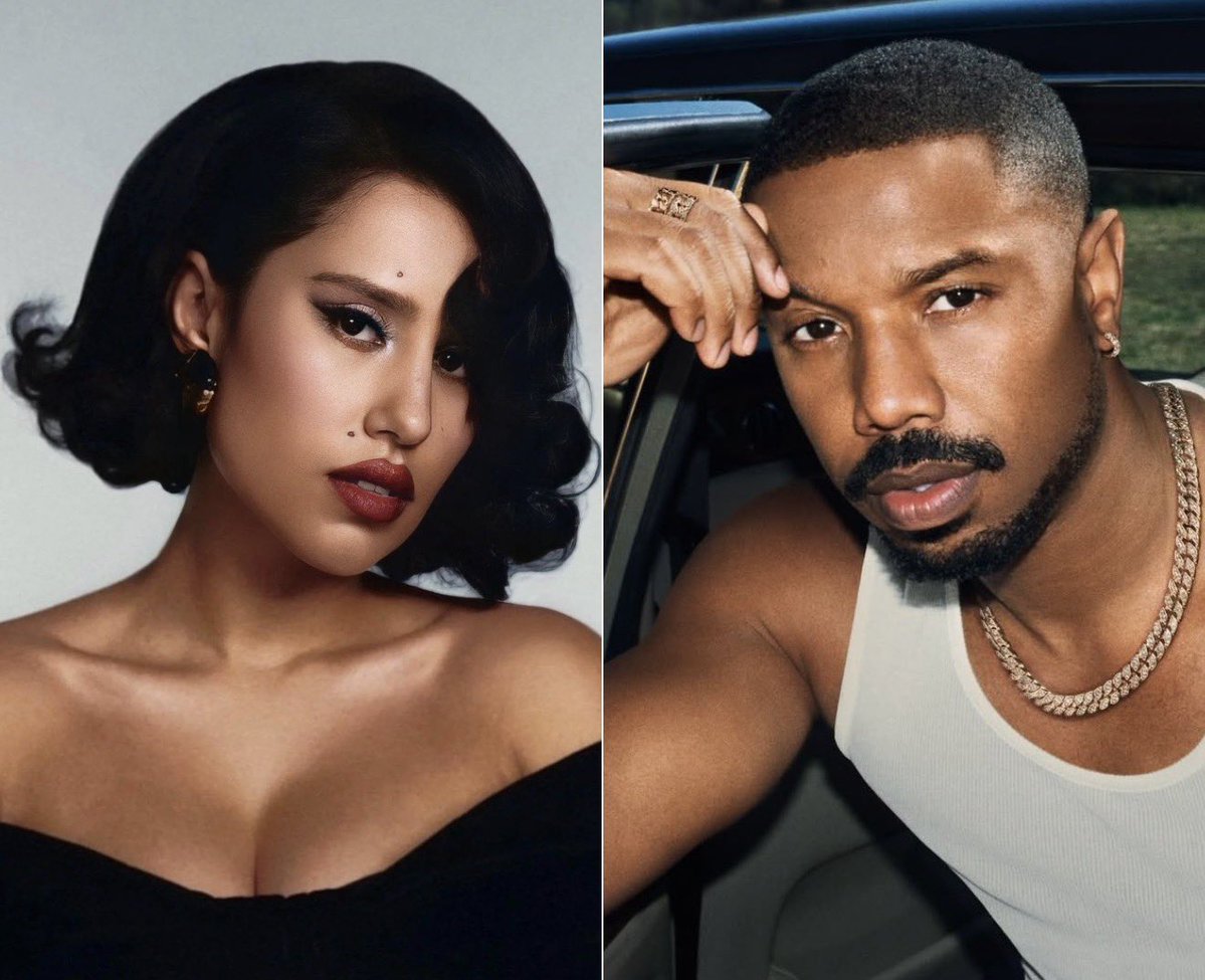 PopCrave's tweet photo. RAYE is working on a soundtrack for a film with Michael B. Jordan, @TMZ reports.

Sources say the two stars are just friends and were not on a date at Six Flags. https://t.co/TIOumlQQOf