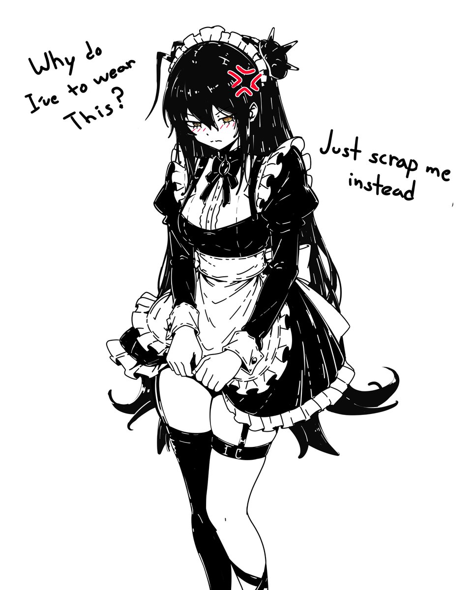 SHINKI93's tweet photo. Some of you did want maid Darture, so here she is🫡

Make her serve you well🫶

#Darture #GirlsFrontline2 #ドールズフロントライン2 https://t.co/KQUfbdXXQc