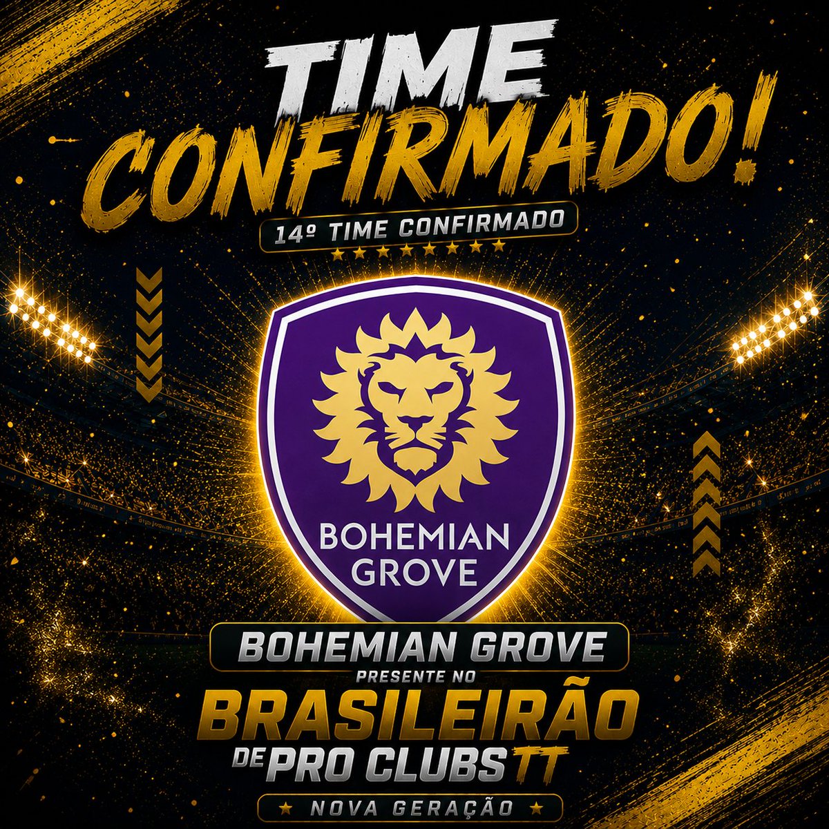 ProClubsTT's tweet photo. 🚨 DÉCIMO QUARTO TIME CONFIRMADO! 🏆

O Bohemian Grove está oficialmente confirmado no Brasileirão ProClubsTT! ⚽🔥

A competição segue crescendo e mais um time chega com tudo para brigar pela taça! 👀🏆

Já são 14 confirmados… quem será o próximo?

#BrasileirãoProClubsTT #FC26 https://t.co/mkL190mG4H