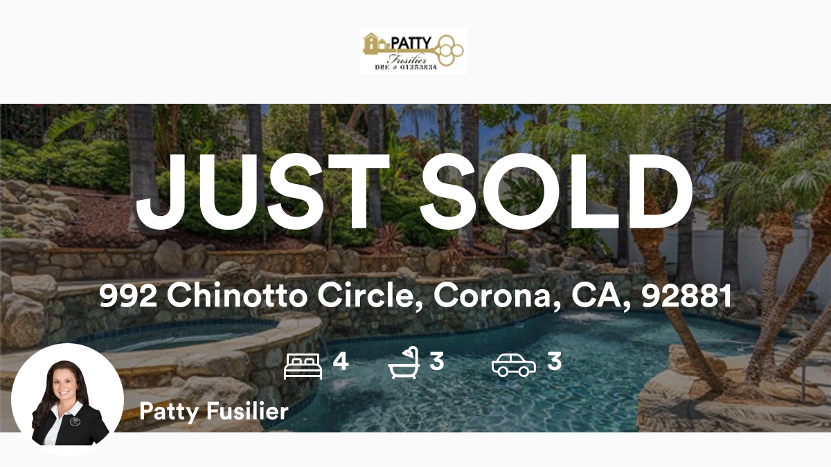 pattyfusilier's tweet photo. 🛌 4 🛀 3 🚘 3
📍 992 Chinotto Circle, Corona, CA, 92881

My latest sale on RateMyAgent.
CA 01353834
https://t.co/P7h2SzOaN0

...
#ratemyagent #realestate https://t.co/GicgMCQZcK