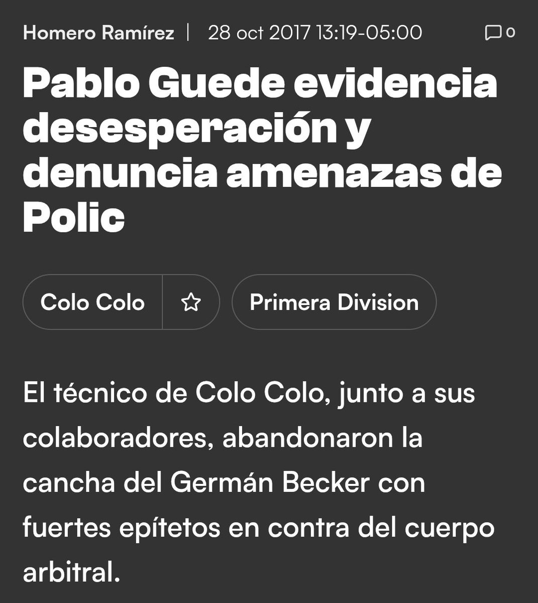 Jesus_Madrid93's tweet photo. Asi q la victimizacion y presión a los arbitros esta planificada para tener ventajas arbitrales con ayuda de la prensa?

Esto ya ocurrió y debemos estar atentos xq parece ser parte de su estrategia para ganar de alianza lima https://t.co/nly6O0iQLl