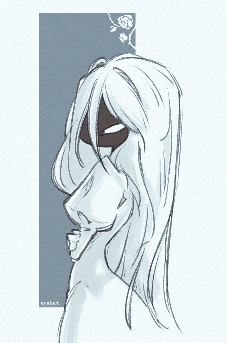 ayalace_'s tweet photo. #silksong short hair lace propagandist tries long hair for once https://t.co/lMYmyXHrFw