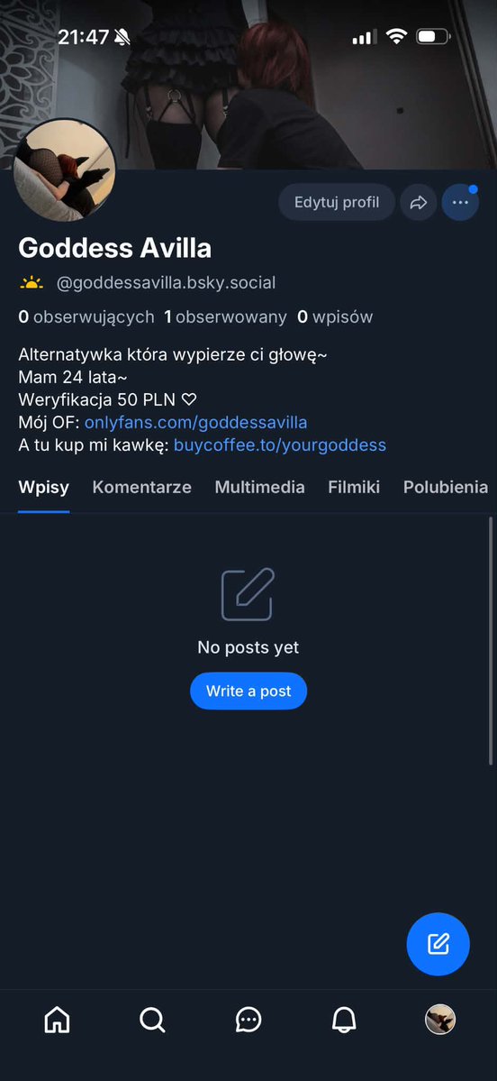 pr3tty_deadly's tweet photo. NOWE KONTO!!
: konto goddess Avilla na bluesky!!
(Udostępniajcie)
https://t.co/GrrinzSA1H https://t.co/mAahkrSjJM