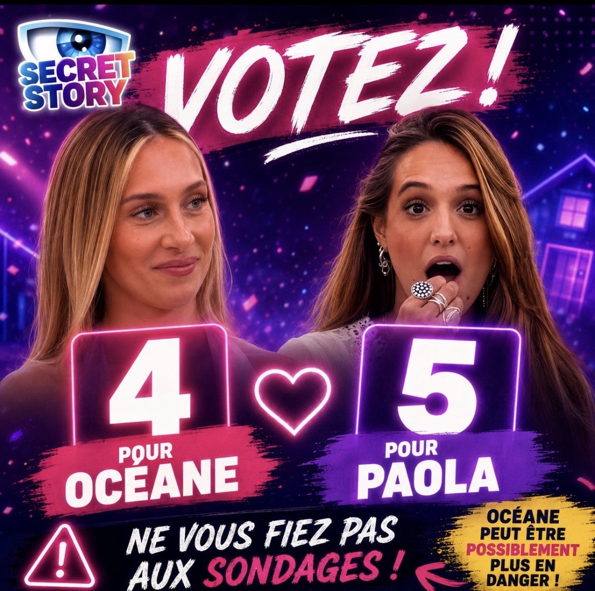 user472014's tweet photo. VOTEZ RÉELLEMENT 
#secretstory https://t.co/9z5lCg7sfS