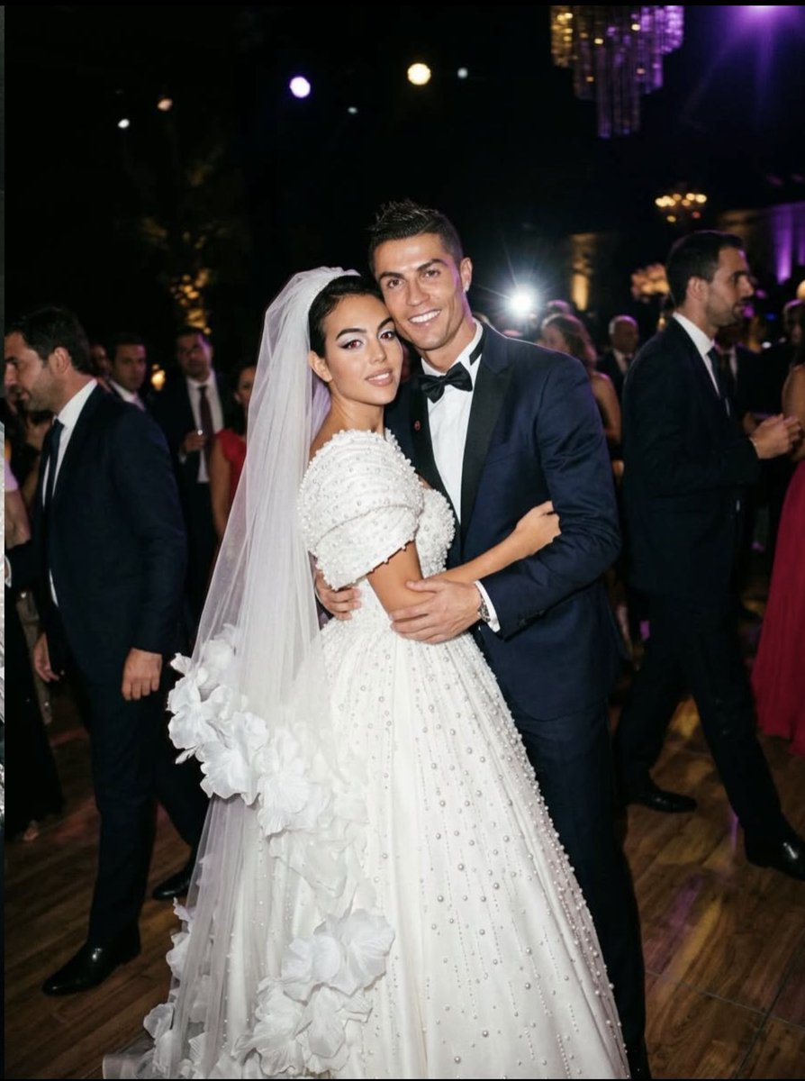 kvng_chi's tweet photo. Cristiano Ronaldo and Georgina just got married 🥹❤️ https://t.co/qc2mWD5jFM