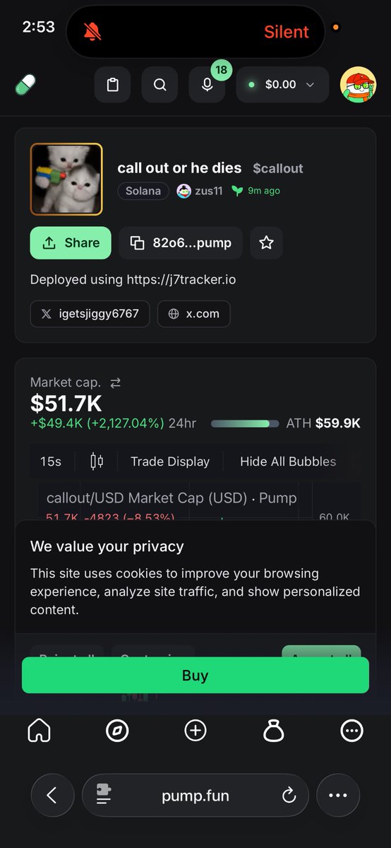 William62364936's tweet photo. @a1lon9 
Can you please call out this coin, I’m down like 20k🙏 https://t.co/qN2VjILXT3