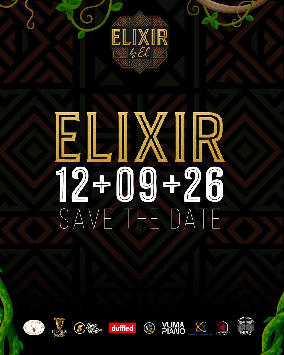 EL_Dj_Leo's tweet photo. ANKOLE HERITAGE × ELIXIR 
ELIXIR is proud to have Ankole Heritage as our Lead Strategic Partner — a bold Ugandan initiative working to turn our heritage, creativity, local resources and craftsmanship into world-class products and experiences.(https://t.co/UextDD62oq)
Our Heritage https://t.co/zPkhNLKqpv