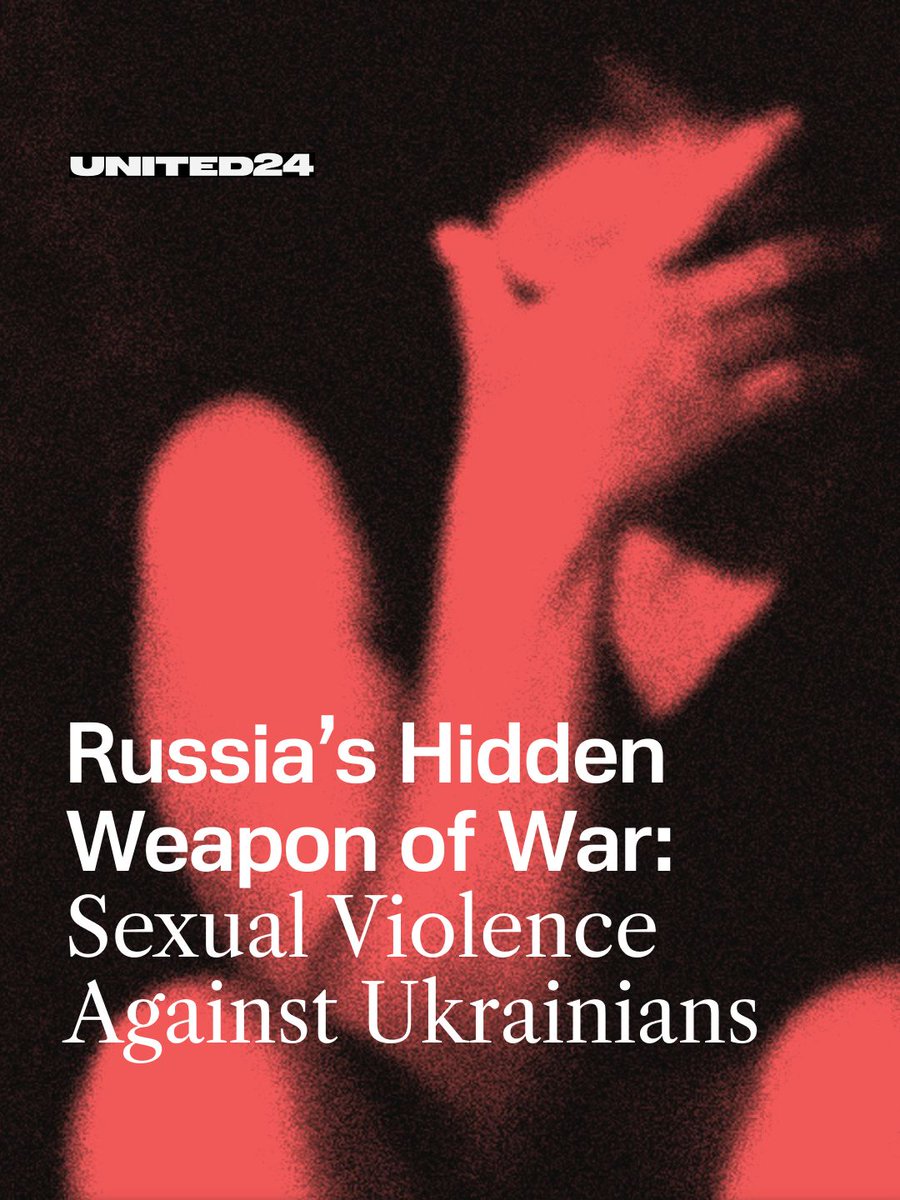 United24media's tweet photo. Sexual violence has become a systematic weapon in Russia's war against Ukraine. 

🧵 1/8 ⬇️ https://t.co/BnsdF2g9mz