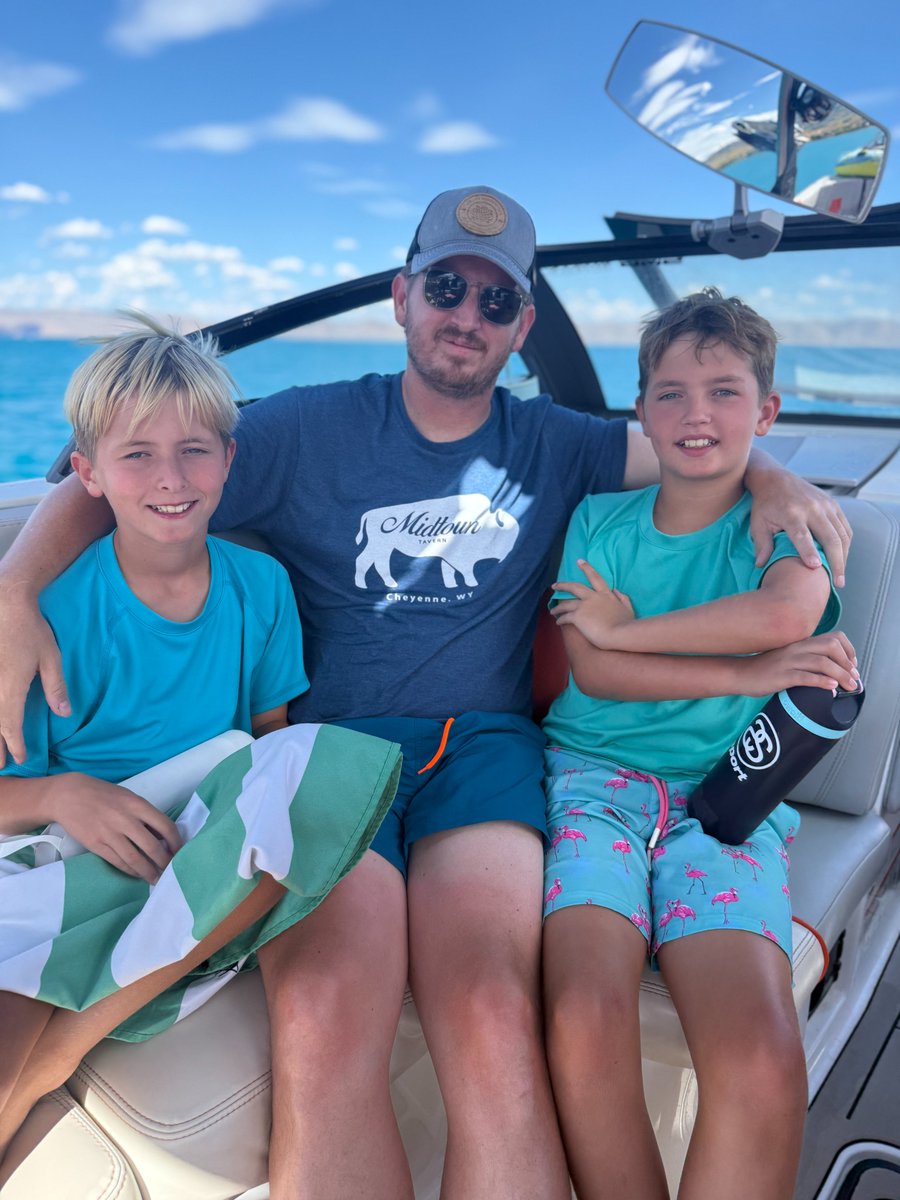 Freudlab's tweet photo. After the World Cup left KC, we squeezed in a few trips to close out the summer. Cape May, Wyoming mountains, and wake surfing in Utah/FoCo. The boys start school tomorrow, so this was the last hurrah. https://t.co/jZ7X3Qi7up