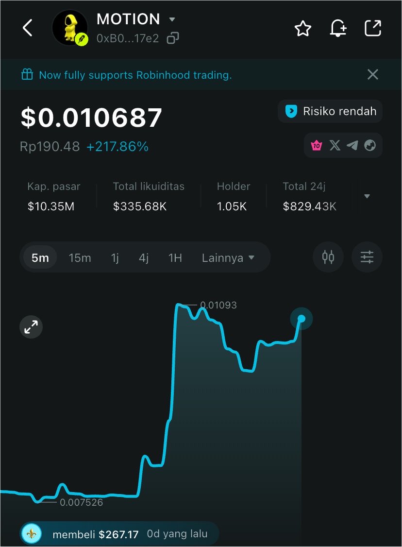 Adeyudha06's tweet photo. An excellent project—let's get involved and show some support! Don't forget @tipmotion 100–1000

MOTION Chain Robinhood hype Bring bright Future ☀️

@motiontip $montion
@tipmotion

solana:FCaPNUJbWfECeeCeA3tvqkGUQ1BFPuon71KphJM5pump https://t.co/IoMeh7l2vG