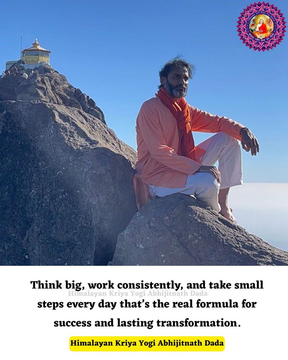 YogiAbhijitnath's tweet photo. Day 232 with us on the journey of self-realization. #SOUL #meditation #Peace https://t.co/yGZm7LrmgV