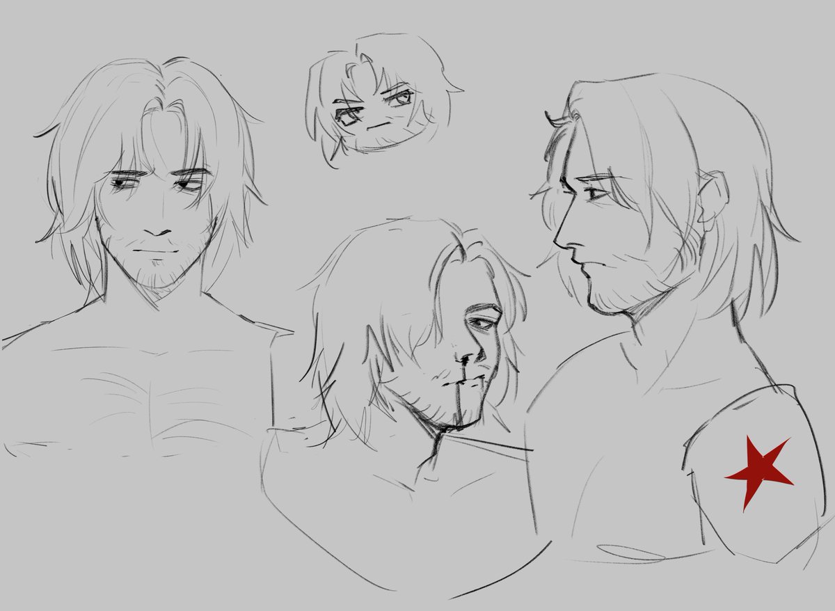pizzaglory's tweet photo. midnight doodles :3
#buckybarnes #wintersoldier https://t.co/vR34QxwIRe