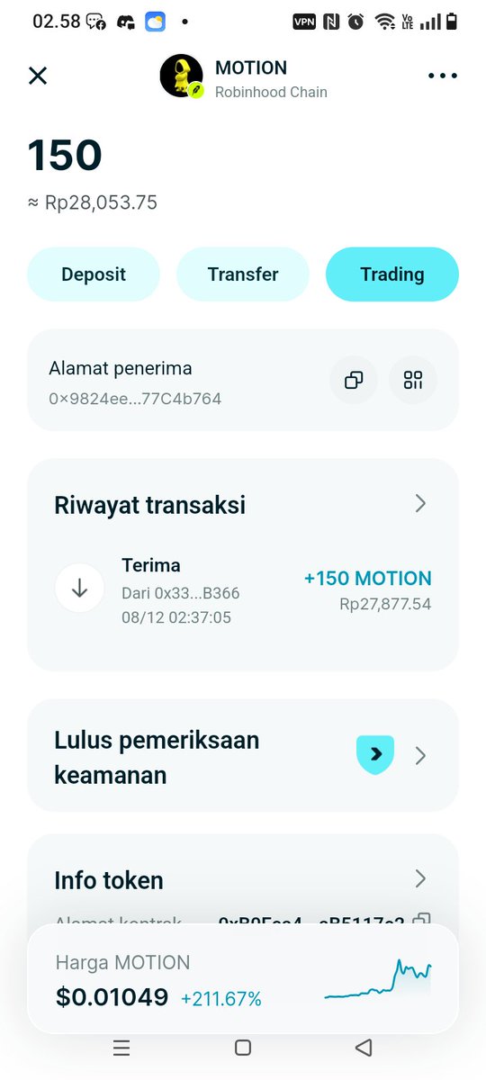 AsepMatin149485's tweet photo. Instant Airdrop Motion
Min 25 Followers &amp; Umur Akun 25 Days 

✅Regiter
https://t.co/eRg5jGkCrb
✅Login with X
✅Create Post About 
@motiontip

✅Comment "
@tipmotion

 1000 - 3000" to other ppl content who connected its X 
✅Done https://t.co/kf5P4sqgcs