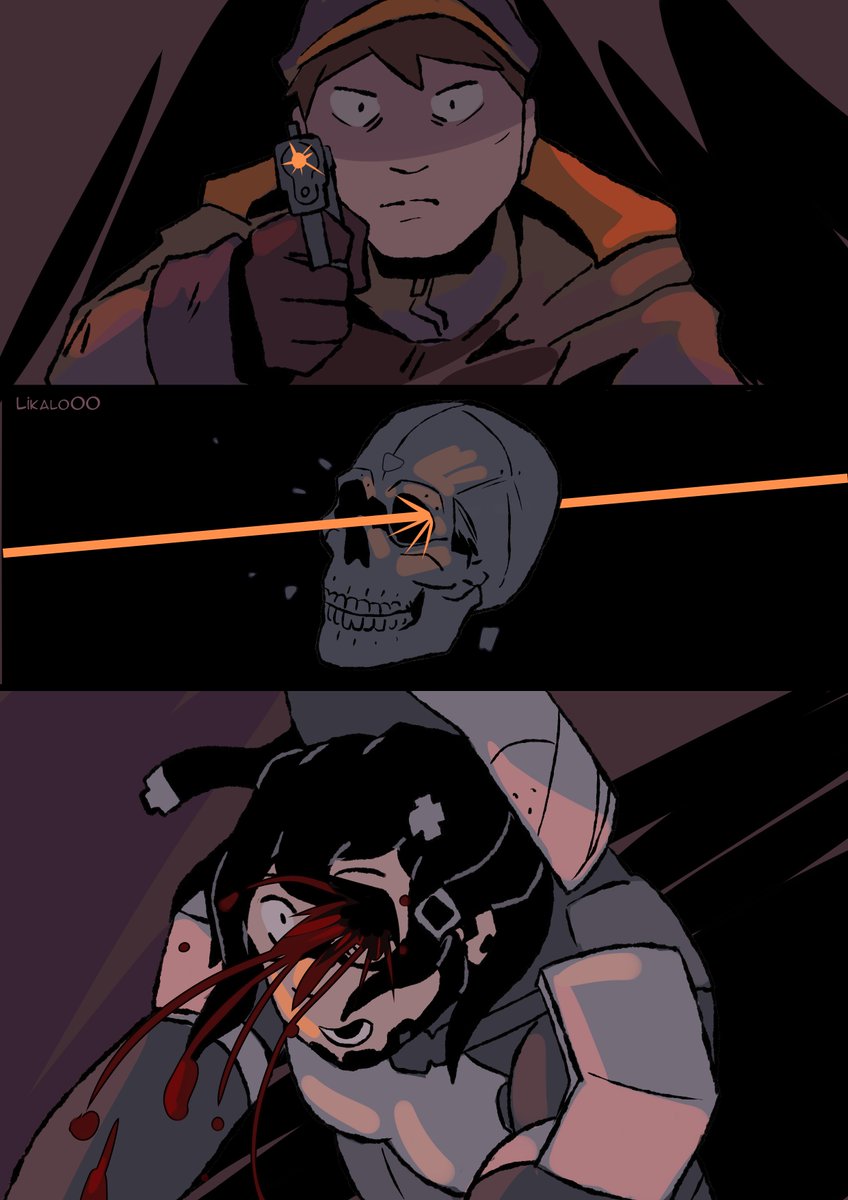 likalo00's tweet photo. #signalisfanart #signalis #signalisart #signalisoc #arar #signalisarar #signalisara #signalis_fanart #signalis_art

This sketch shows the events where Reinfall got her skull scar — before the previous comic. Read the full comic on my TG: https://t.co/voaoziZThF (search #SigCom1) https://t.co/5Qecjdtwl4
