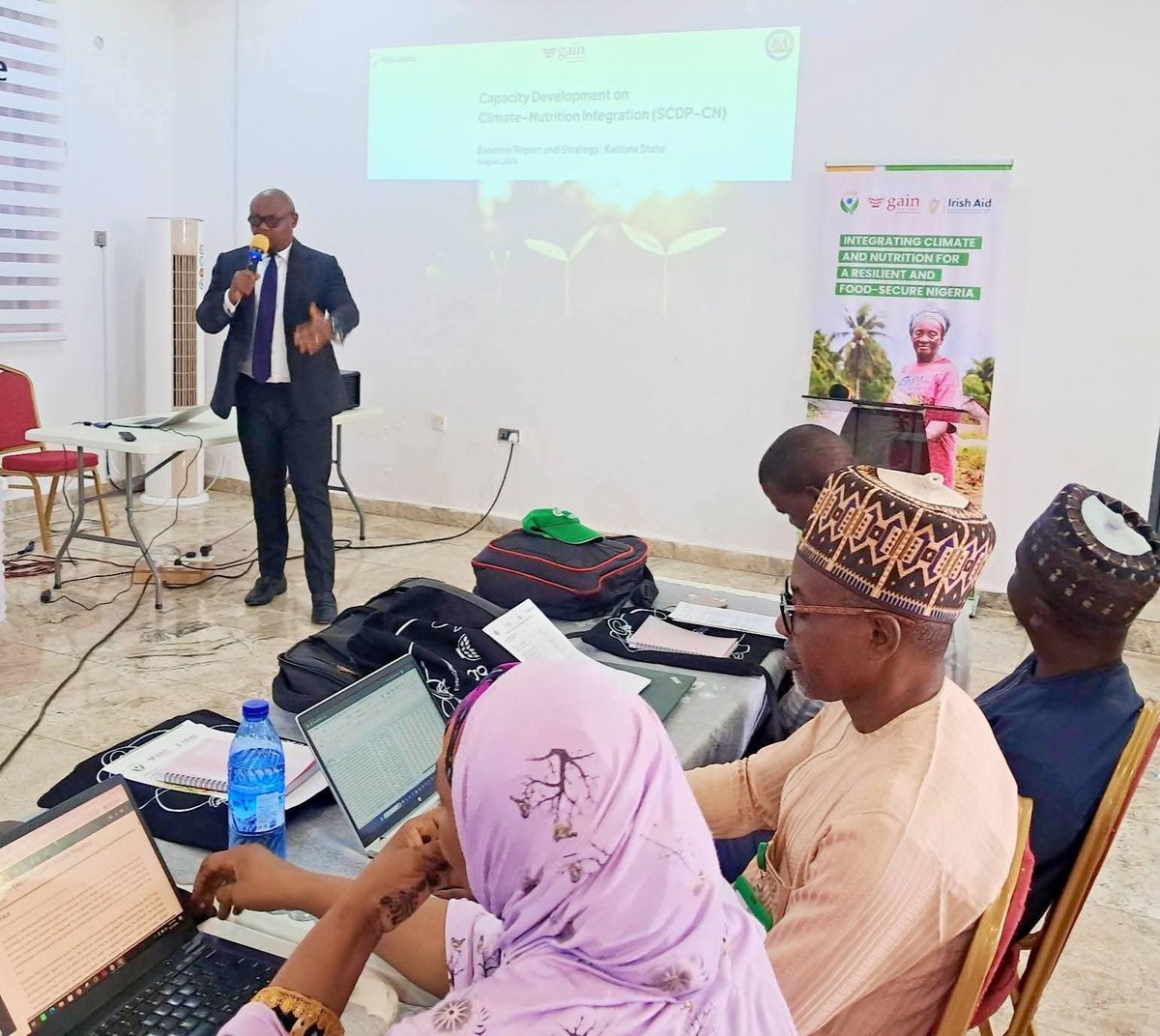 KADPBC's tweet photo. The Kaduna State Government, through the Planning and Budget Commission 
in  collaboration with the Global Alliance for Improved Nutrition (GAIN) and Kaduna State Bureau of Statistics has concluded the validation of its draft Kaduna State Climate and Nutrition Strategy. https://t.co/Q3jTKMWJ4T