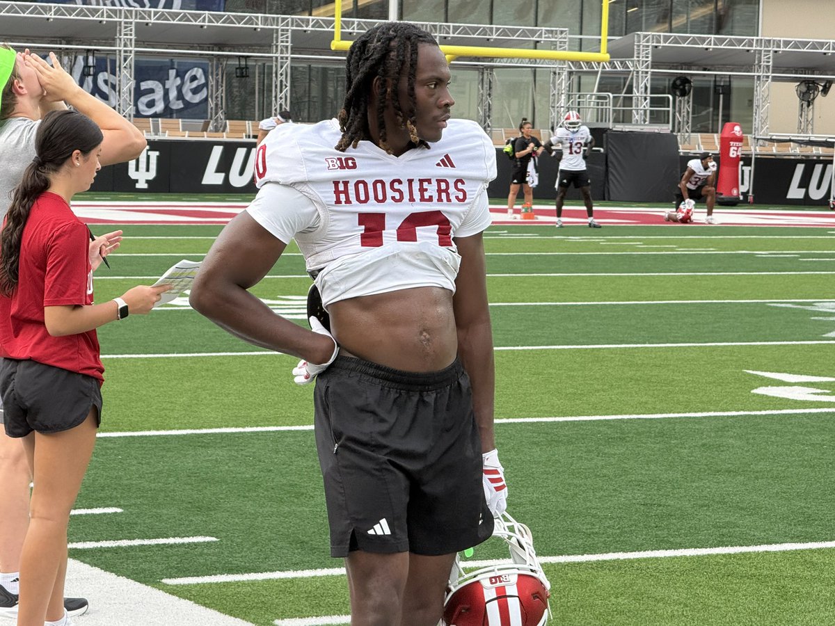 daily_hoosier's tweet photo. Some photos from today’s practice. #iufb https://t.co/6hewYeSBbO
