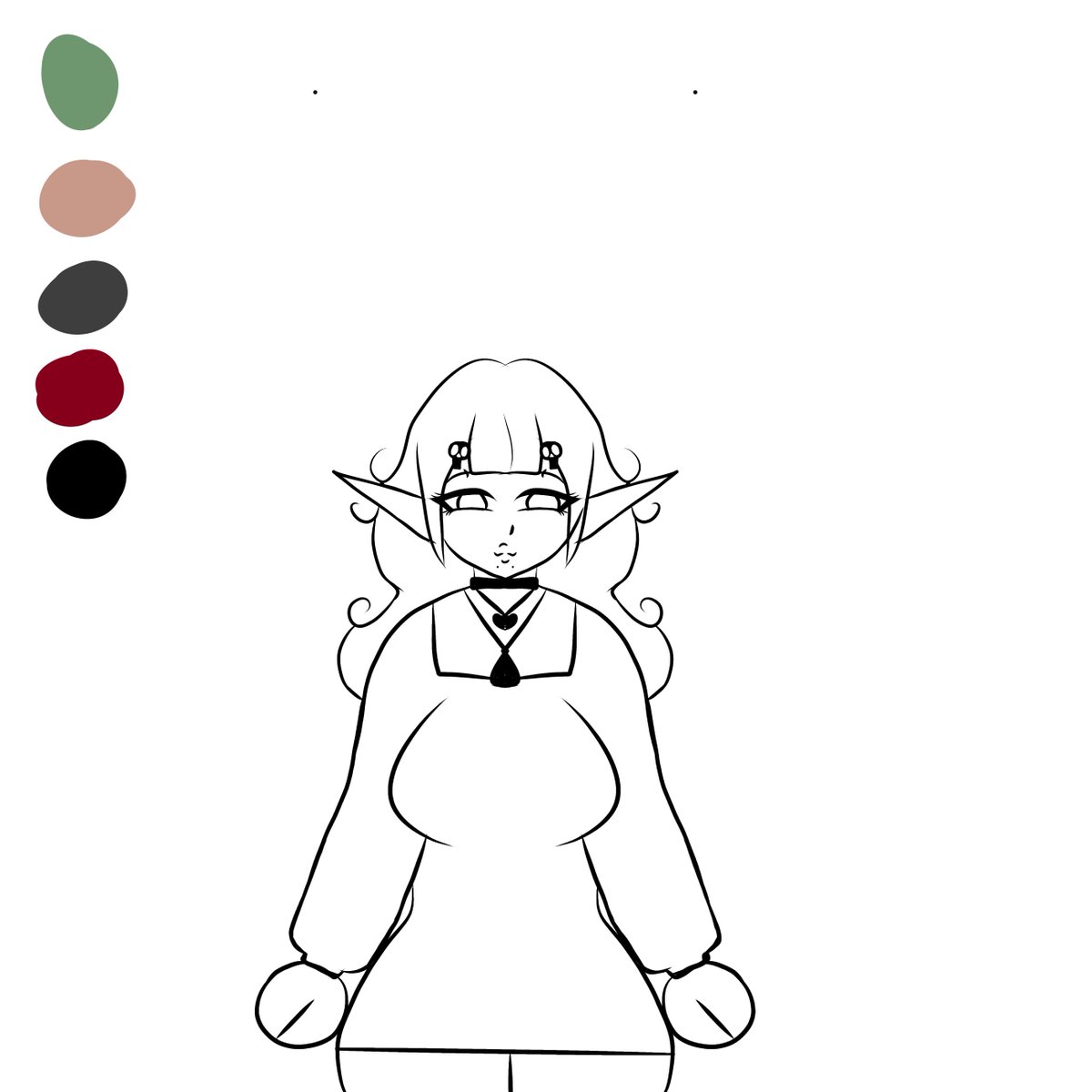 NerineVT's tweet photo. Line art! I also think blue sky i will post only art on as a portfolio https://t.co/FqVRlsprLQ