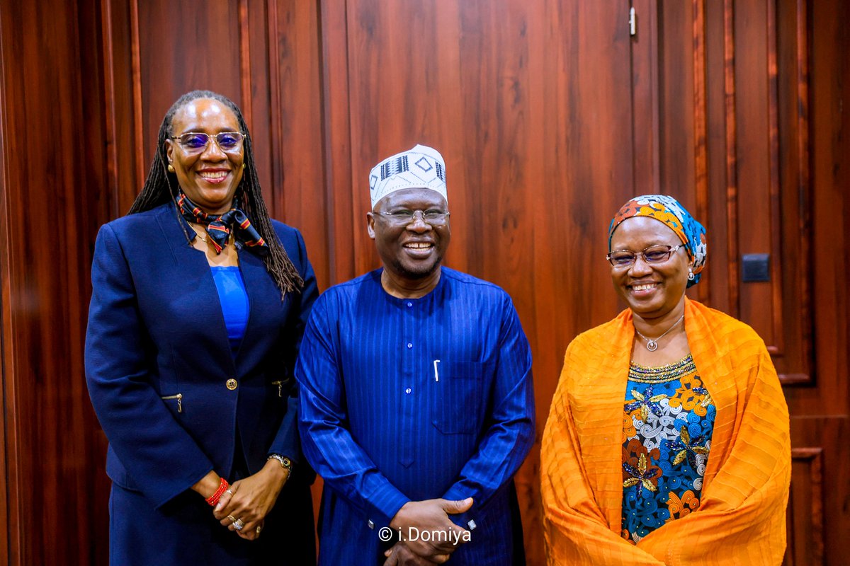 GovernorAUF's tweet photo. Today, I received the Director-General of the Nigerian Law School, Dr. Olugbemi Sola, and her delegation at the Government House, Yola.

We discussed the development of the Yola Campus and practical steps to improve its infrastructure, power and water supply. Our administration will continue to support the campus and ensure it meets the needs of students and staff.
