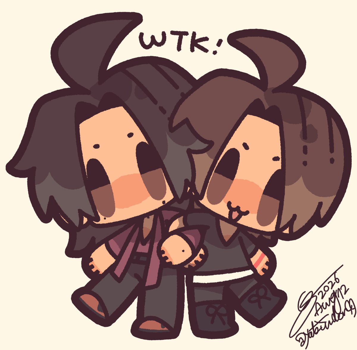 いどやき様 wtk会楽しすぎちゃって😭 wtk描きたくなっちゃった