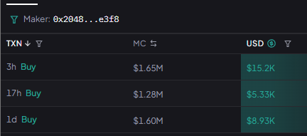 Anthony_Francis's tweet photo. This wallet has made $29k worth of buys during this accumulation phase, and you're selling for peanuts?

Tell me you don't know ball, without telling me you don't know ball.

0x3ae3facc99f43d5a39254a0b9f5cc0291ecd39cc

The rotation is already here, and you don't even know it yet. https://t.co/Jx2ZybMBpk
