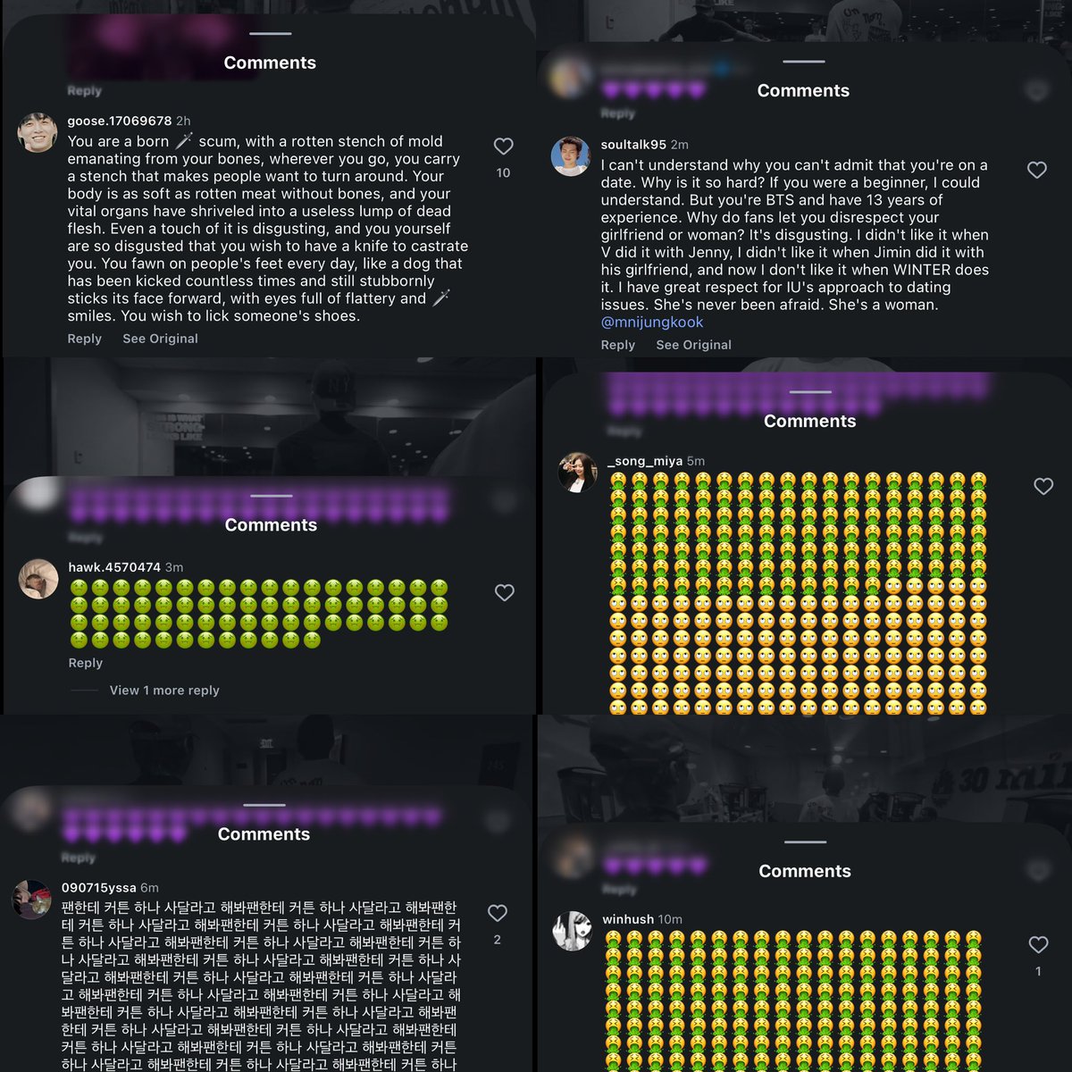 KMREPORTS's tweet photo. Leave positive comments on Jungkook’s Instagram since jobless weirdos have taken it upon themselves to harass him over nothing but their delusions 

Don’t spam comments. Instead, engage with the positive comments to push them to the top

📌 https://t.co/uo6Eba5Zcj https://t.co/a4EllP1C4H