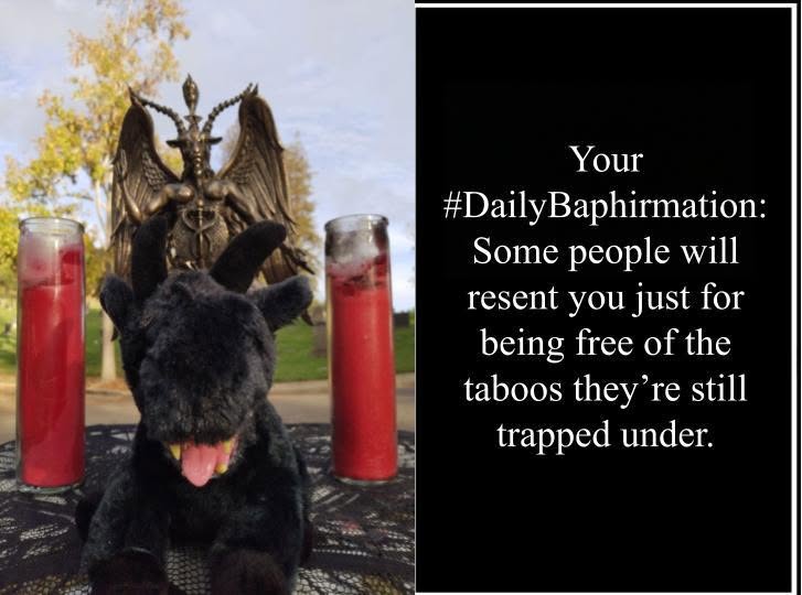 SatanicSF's tweet photo. #DailyBaphirmation https://t.co/OTAOiHjjZ2